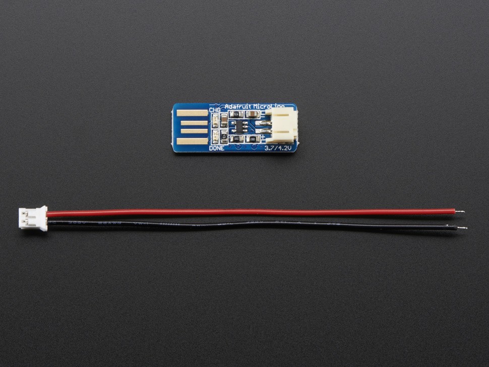 Adafruit Micro Lipo - USB LiIon/LiPoly charger