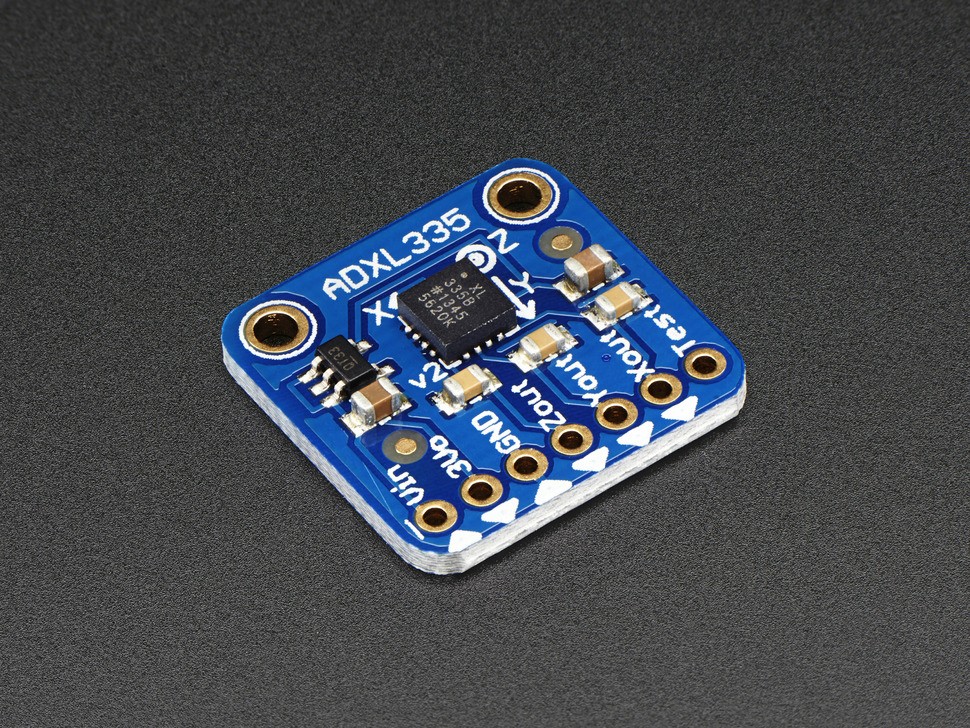 ADXL335 - 5V ready triple-axis accelerometer (+-3g analog out) - V2