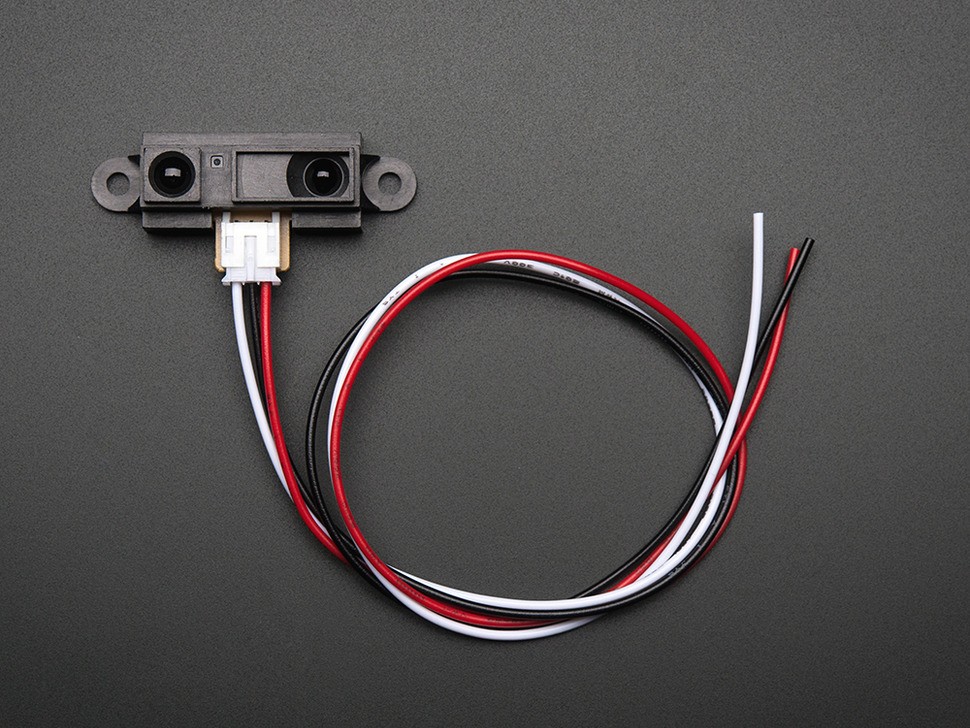 IR distance sensor includes cable (10cm-80cm) - GP2Y0A21YK0F