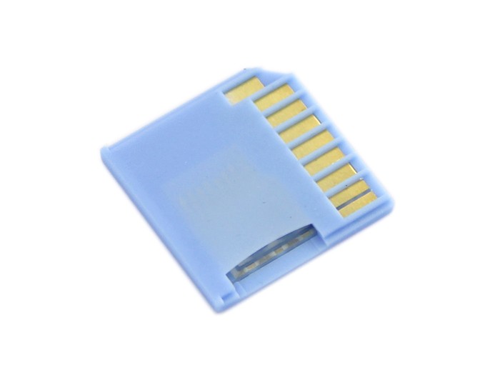 MicroSD Card Adapter for Raspberry & Macbooks - Blue