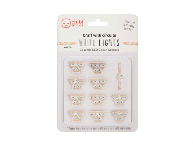 Chibitronics Circuit Stickers White LED Stickers Pack