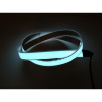 White Electroluminescent (EL) Tape Strip -100cm w/two connectors