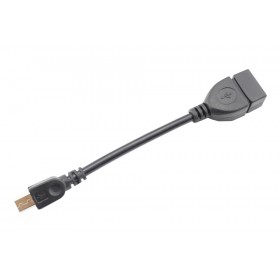 USB OTG Host Cable - Micro B OTG A Male to A female