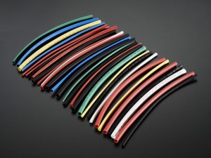 Multi-Colored Heat Shrink Pack - 3/32" + 1/8" + 3/16" Diameters